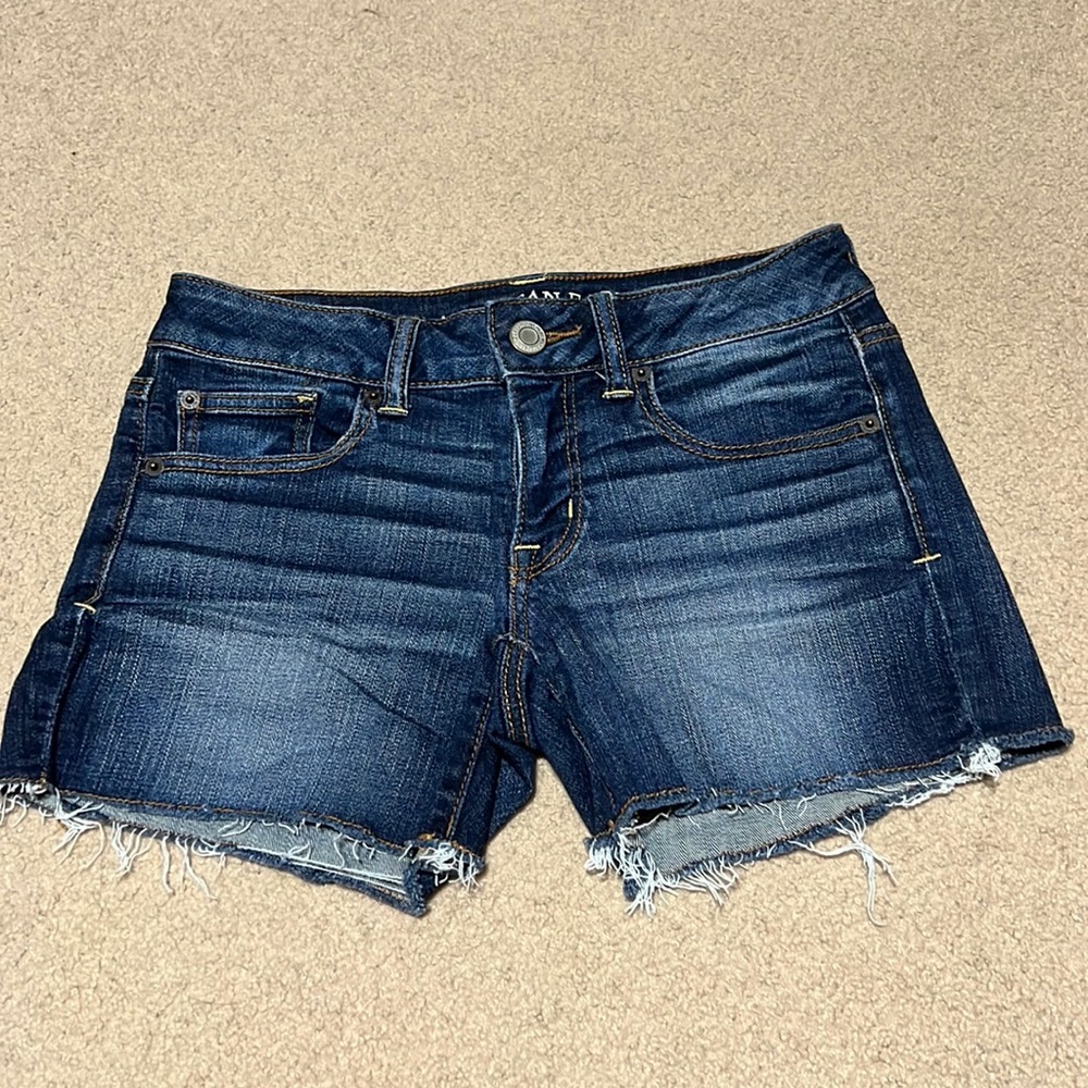 American Eagle super stretch jean shorts.